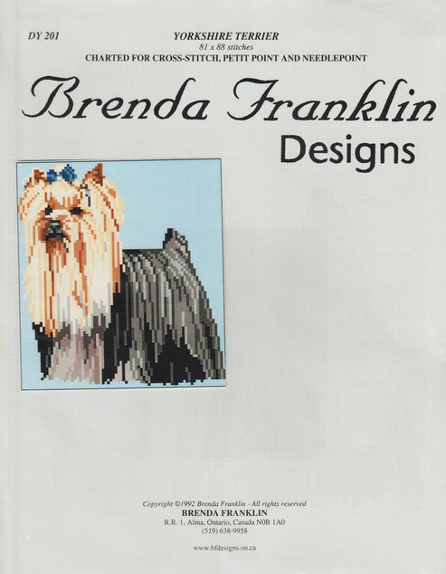 Yorkshire Terrier pattern – Sandra's Stitch Stash