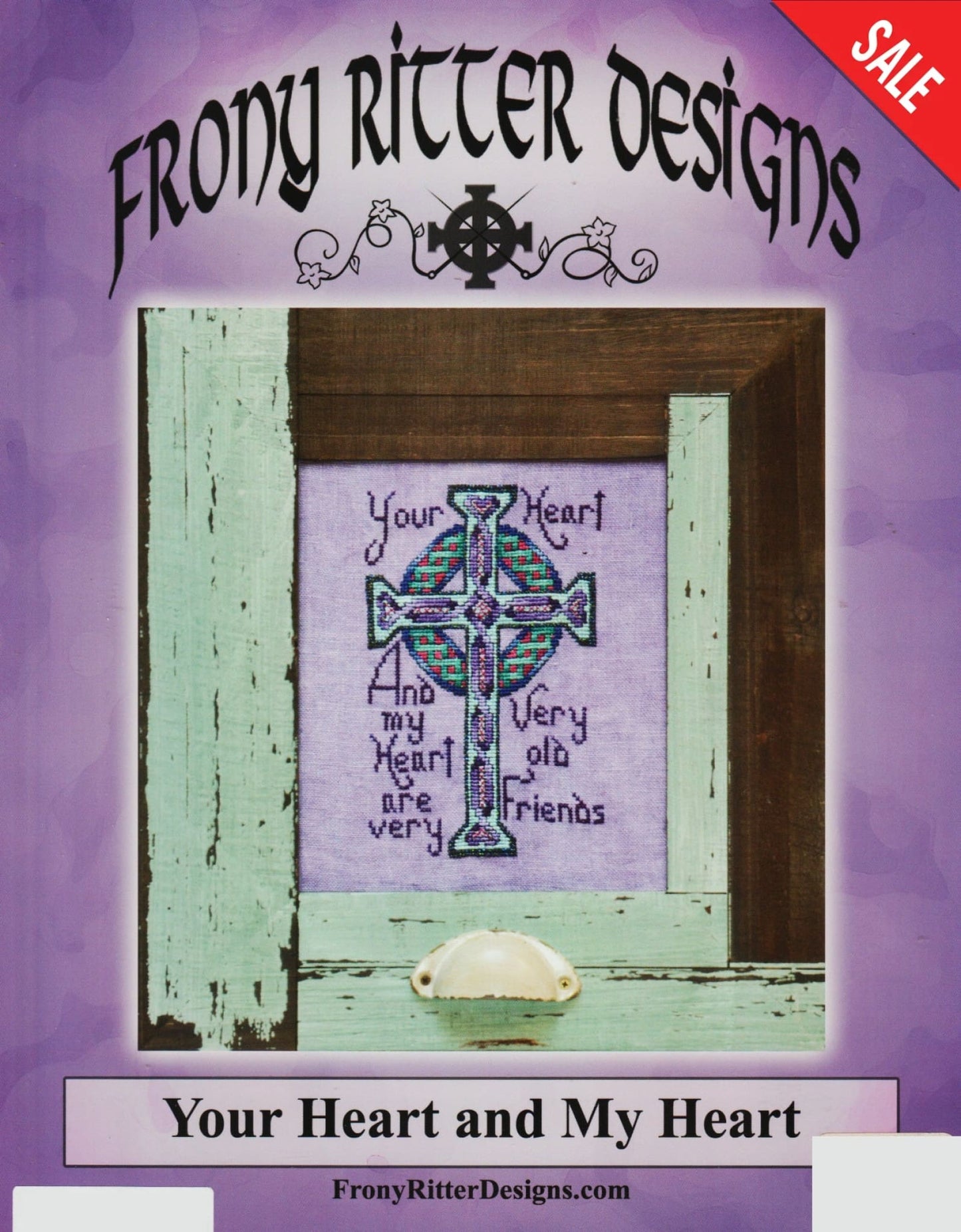 Frony Ritter Designs Your Heart and My Heart cross stitch pattern