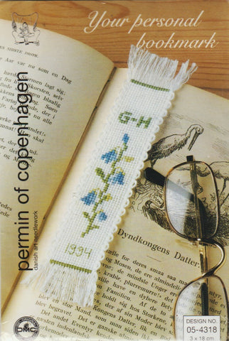 Permin of Copenhagen Your Personal Bookmark 05-4318 cross stitch kit