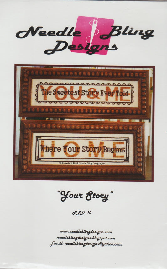 Needle Bling Designs Your Story NBD-10 cross stitch pattern