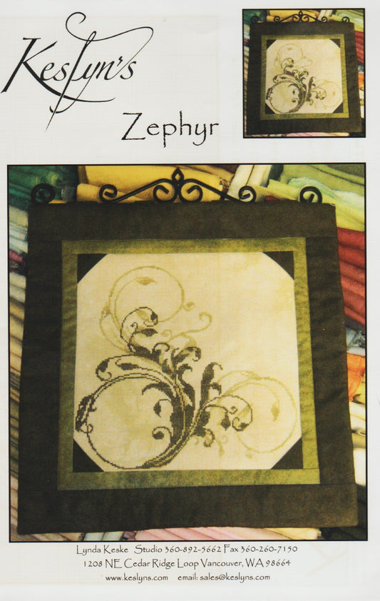 Keslyn's Zephyr cross stitch pattern