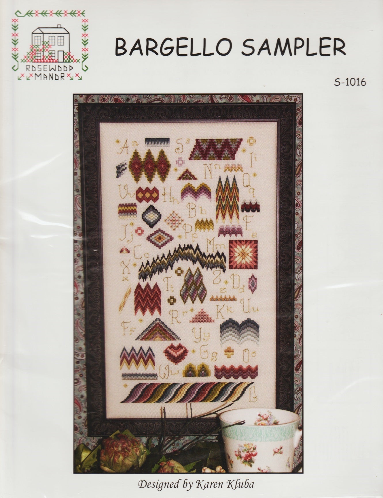 Rosewood Manor Bargello Sampler S-1016 cross stitch pattern