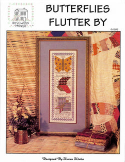 Rosewood Butterflies Flutter By Q-1282 cross stitch pattern