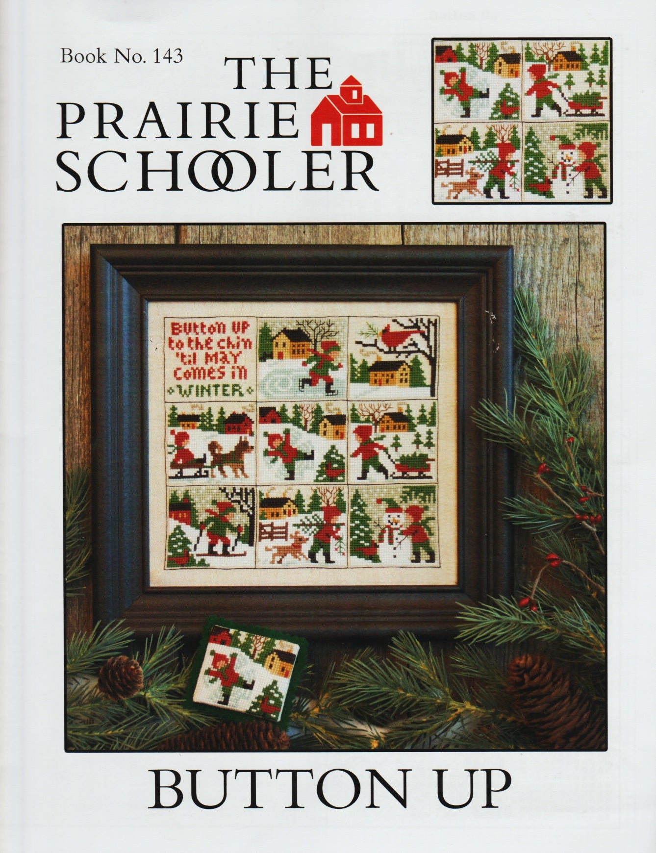 Prairie Schooler Button Up PS143 cross stitch pattern