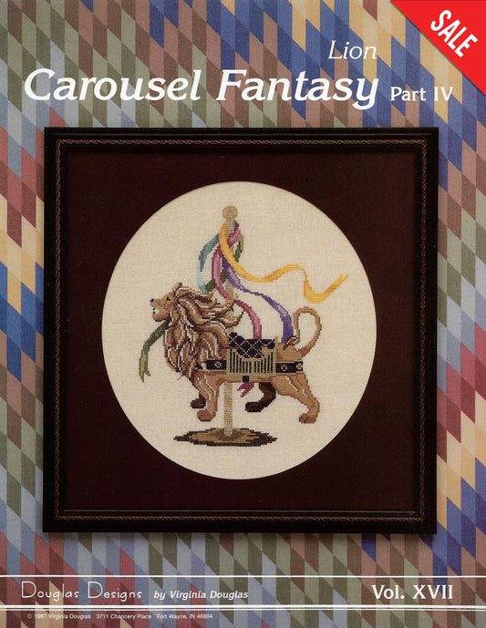 Douglas Designs Carousel Fantasy IV DD17 cross stitch pattern