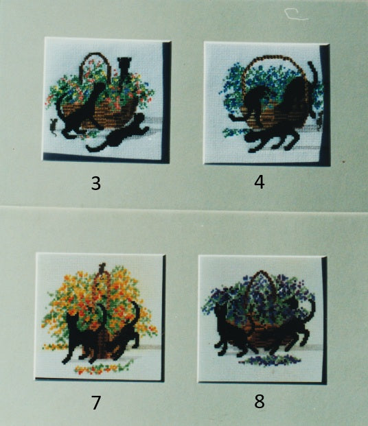 Cats & Baskets pattern