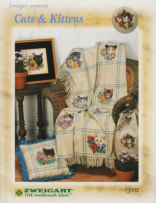 Zweigart Cats & Kittens j002 cross stitch pattern