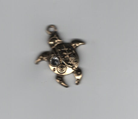 Jeweled Turtle charm