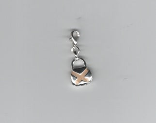 Pink X Purse charm