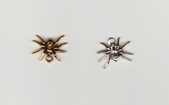 3D Spider charms