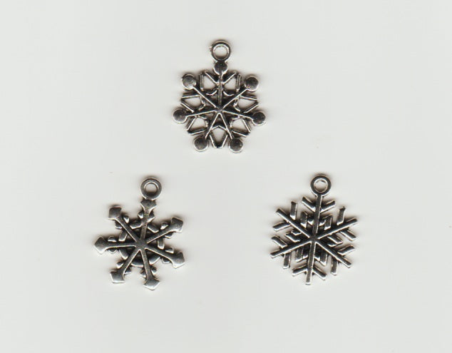 Snowflake charms