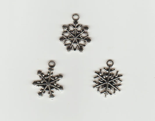 Snowflake charms