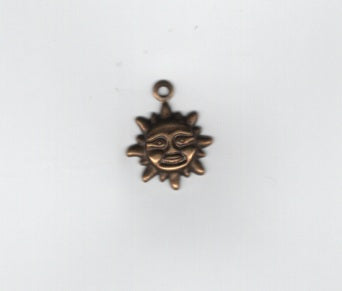 Sun Face charm