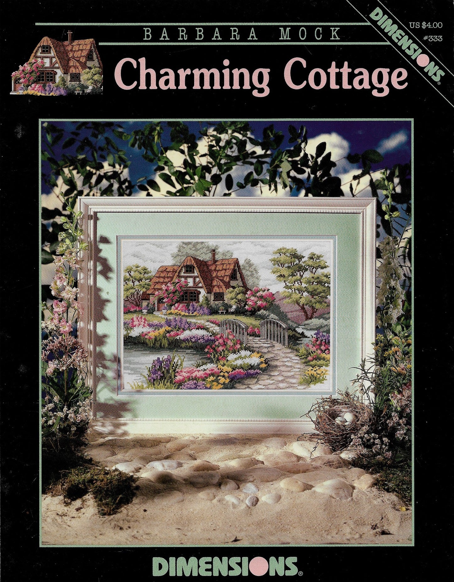 Dimensions Charming Cottage 333 cross stitch pattern