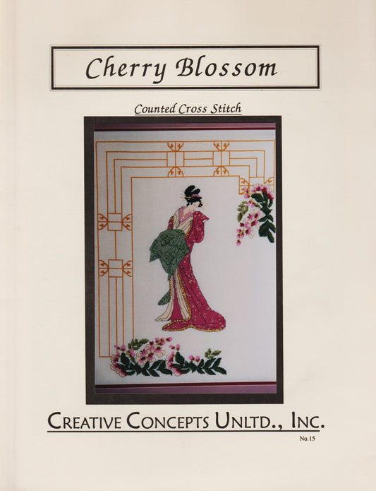 Creative Concepts Cherry Blossom cross stitch pattern