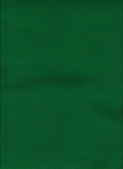 Aida 11ct 18x29 Christmas Green Fabric