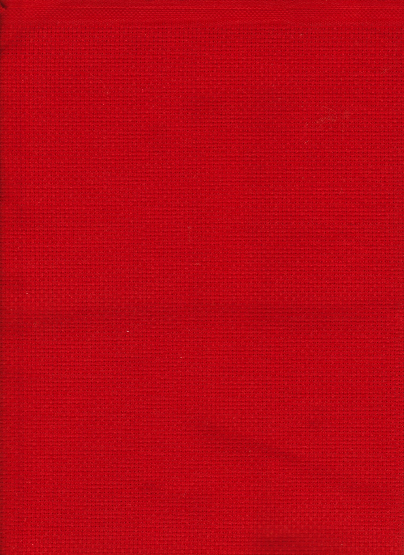 Wichelt Aida 11ct 18x25 Christmas Red Fabric