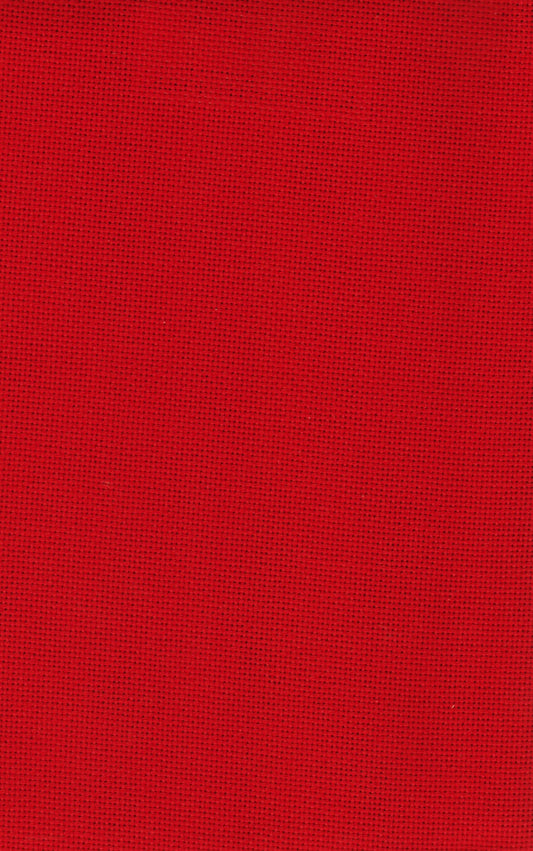 Zweigart  Davosa 18ct Christmas Red Fabric