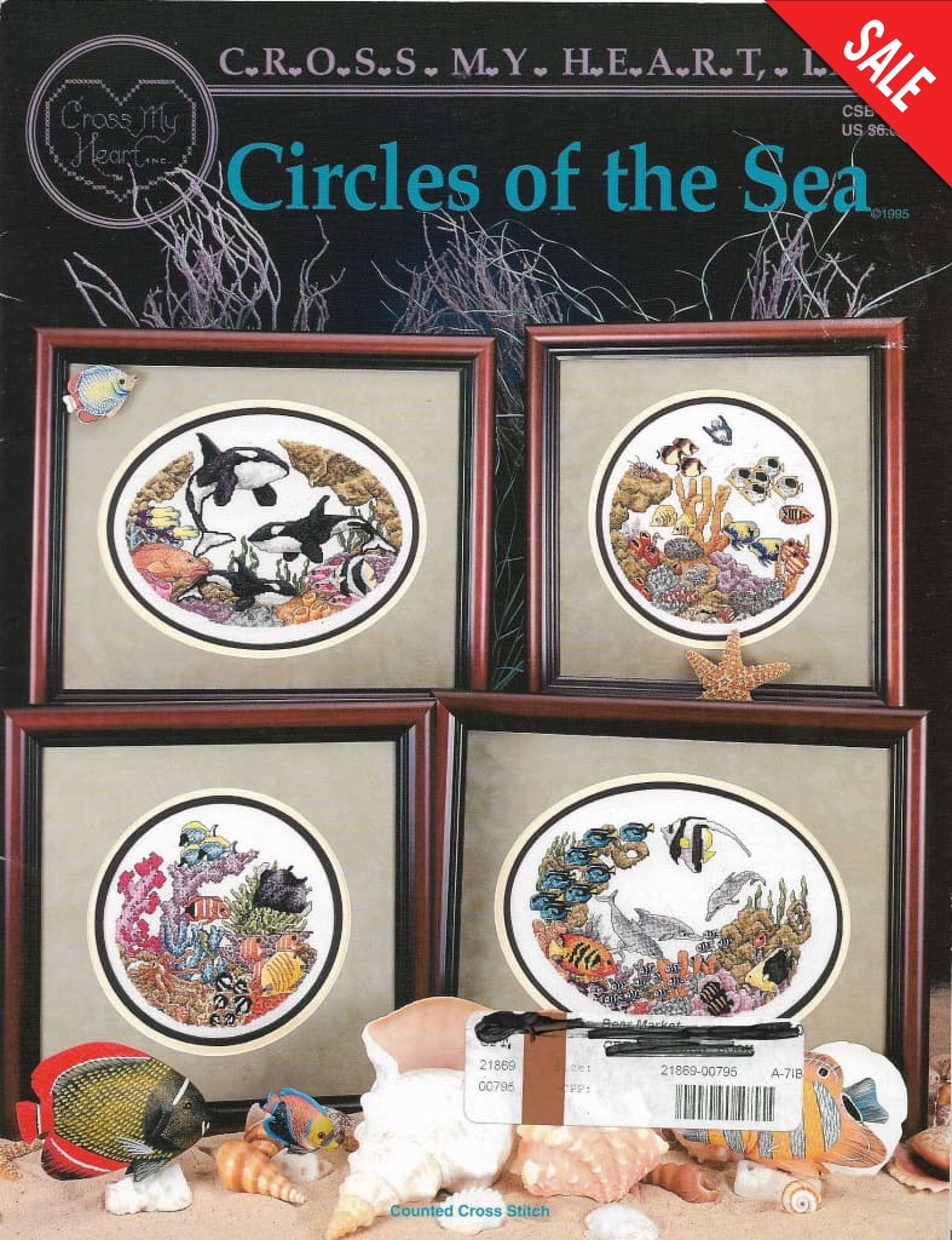 Cross My Heart Circles of the Sea CSB-115 cross stitch pattern