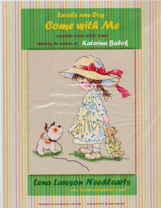 Lena Lawson Come With Me cross stitch pattern