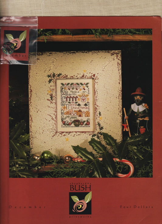 Shepherd's Bush December cross stitch pattern
