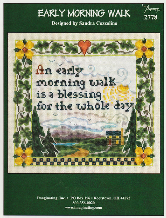 Imaginating Early Morning Walk, 2778 cross stitch pattern