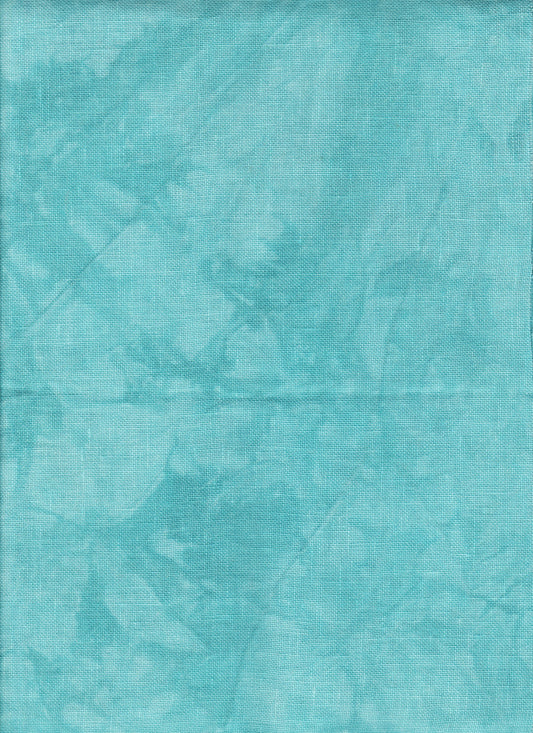 Luminous Fiber Arts Belfast 32ct 18x26 Soft Sea Hand-Dyed cross stitch Fabric