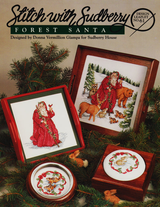 Stitch With Sudberry Forest Santa 61 christmas santa cross stitch pattern