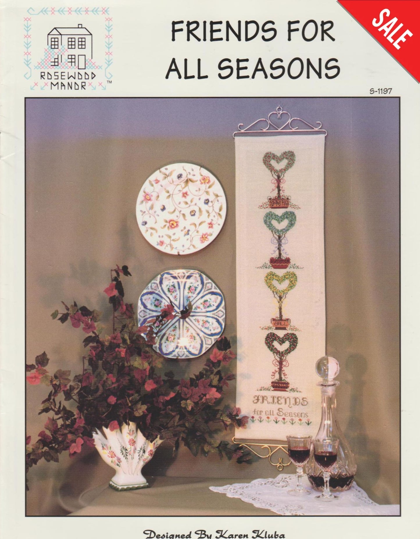 Rosewood Manor Friends For All Seasons S-1197 cross stitch pattern