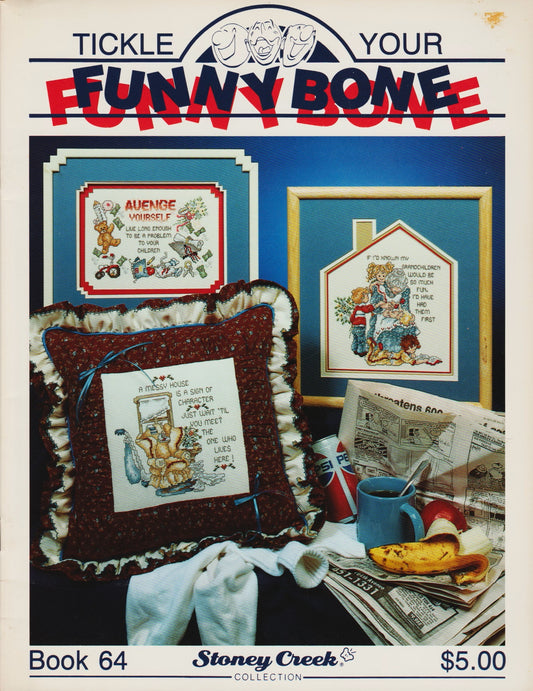 Stoney Creek Funny Bone BK64 humor cross stitch pattern