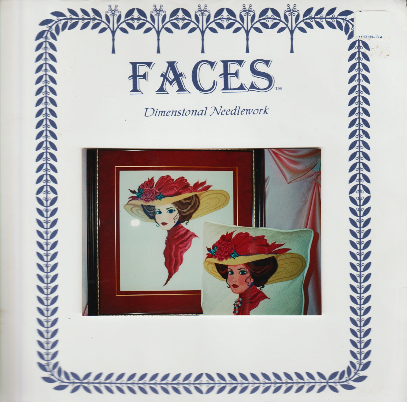 Dimensional Needlework Faces Gibson Girl cross stitch pattern