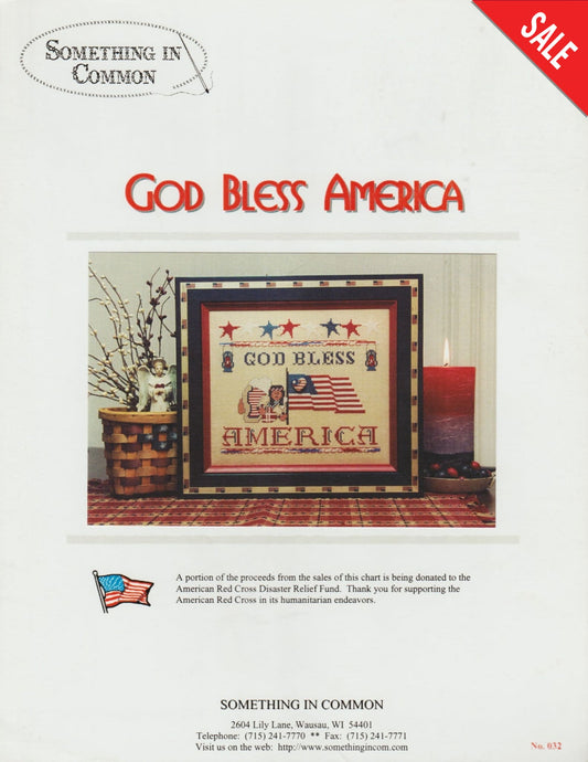 Something in Common God Bless America 032 cross stitch pattern