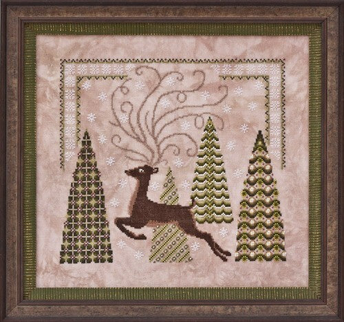 Glendon Place Woodland Wonder GP-217 christmas cross stitch pattern