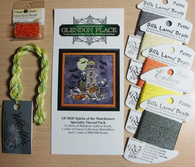 Gendon Place Spirits of the Watchtower GP-303 Thread and Embellishment Pack