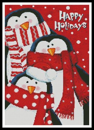 Artecy Happy Holidays 11896 cross stitch pattern