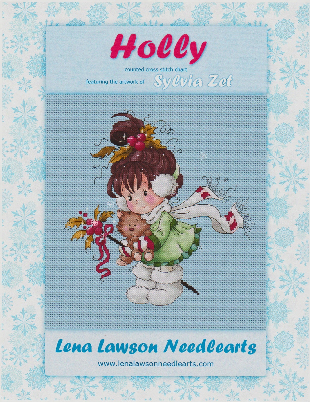 Lena Lawson Holly cross stitch pattern