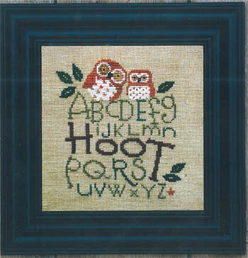 Bent Creek Hoot cross stitch pattern