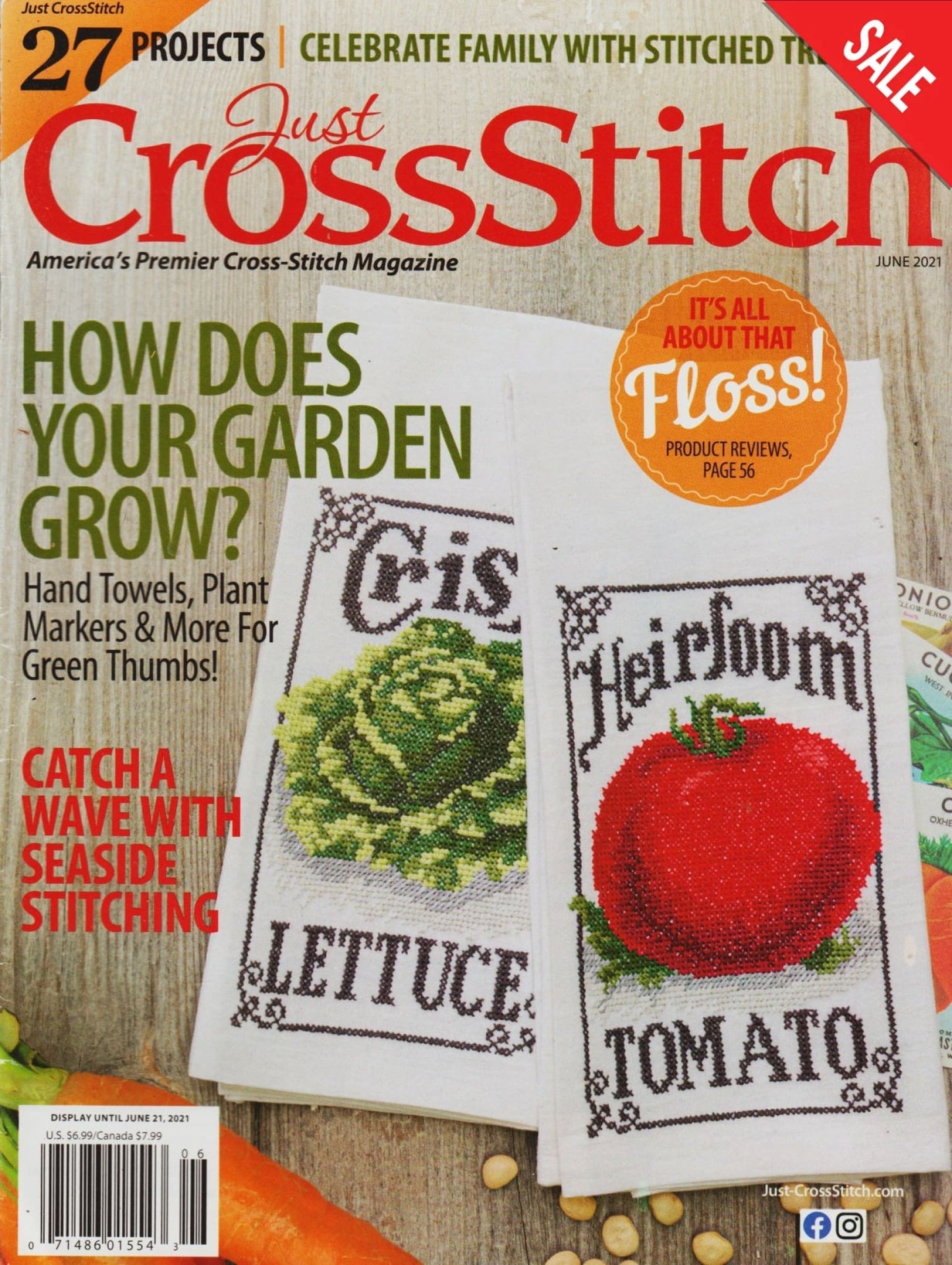 Just Cross Stitch June 2021 cross stitch magazine