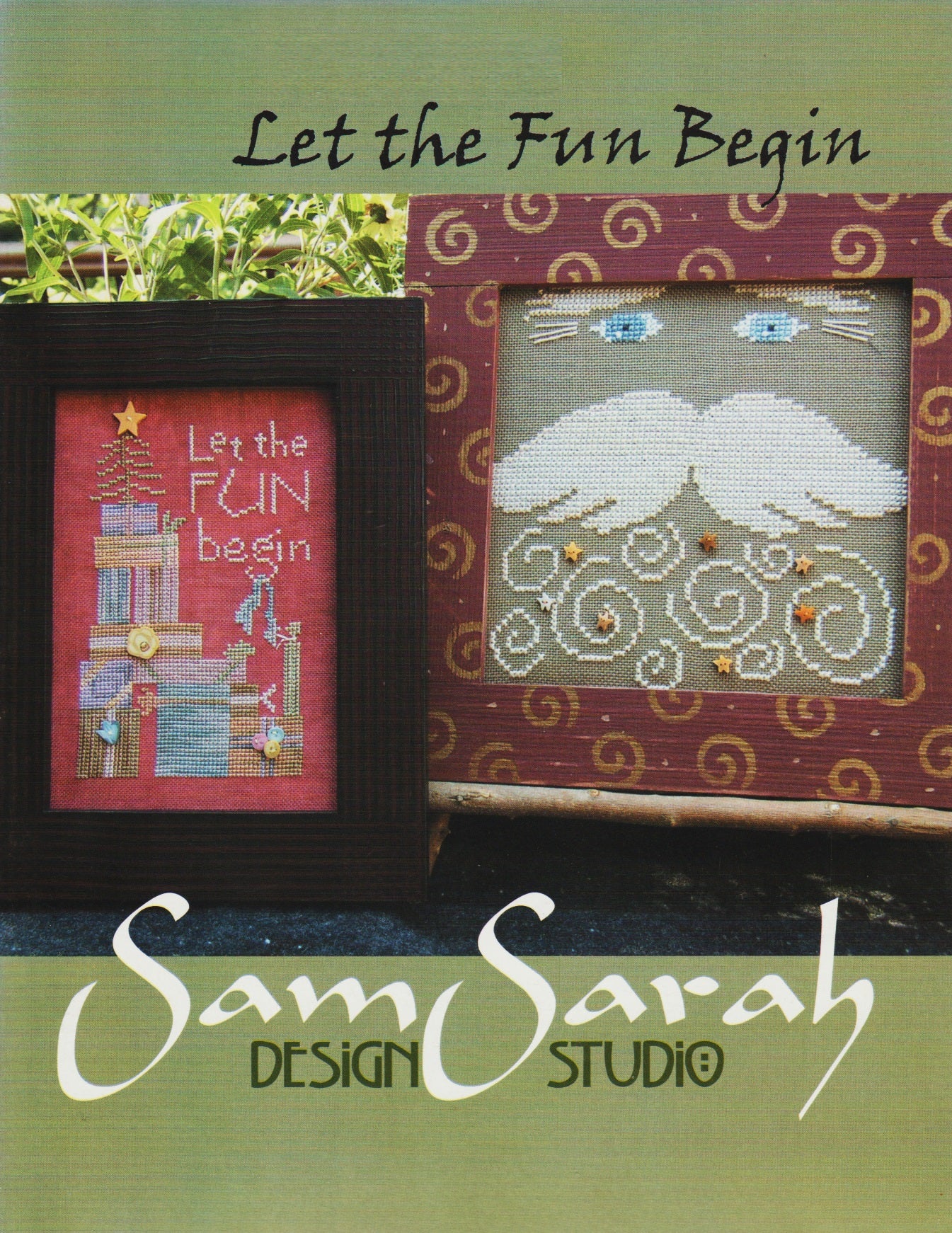 Sam Sarah Let The Fun Begin cross stitch pattern