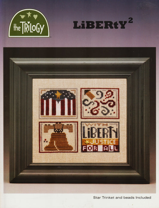 Trilogy Liberty² patriotic liberty bell cross stitch pattern