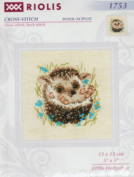Riolis Little Hedgehog 1753 cross stitch kit