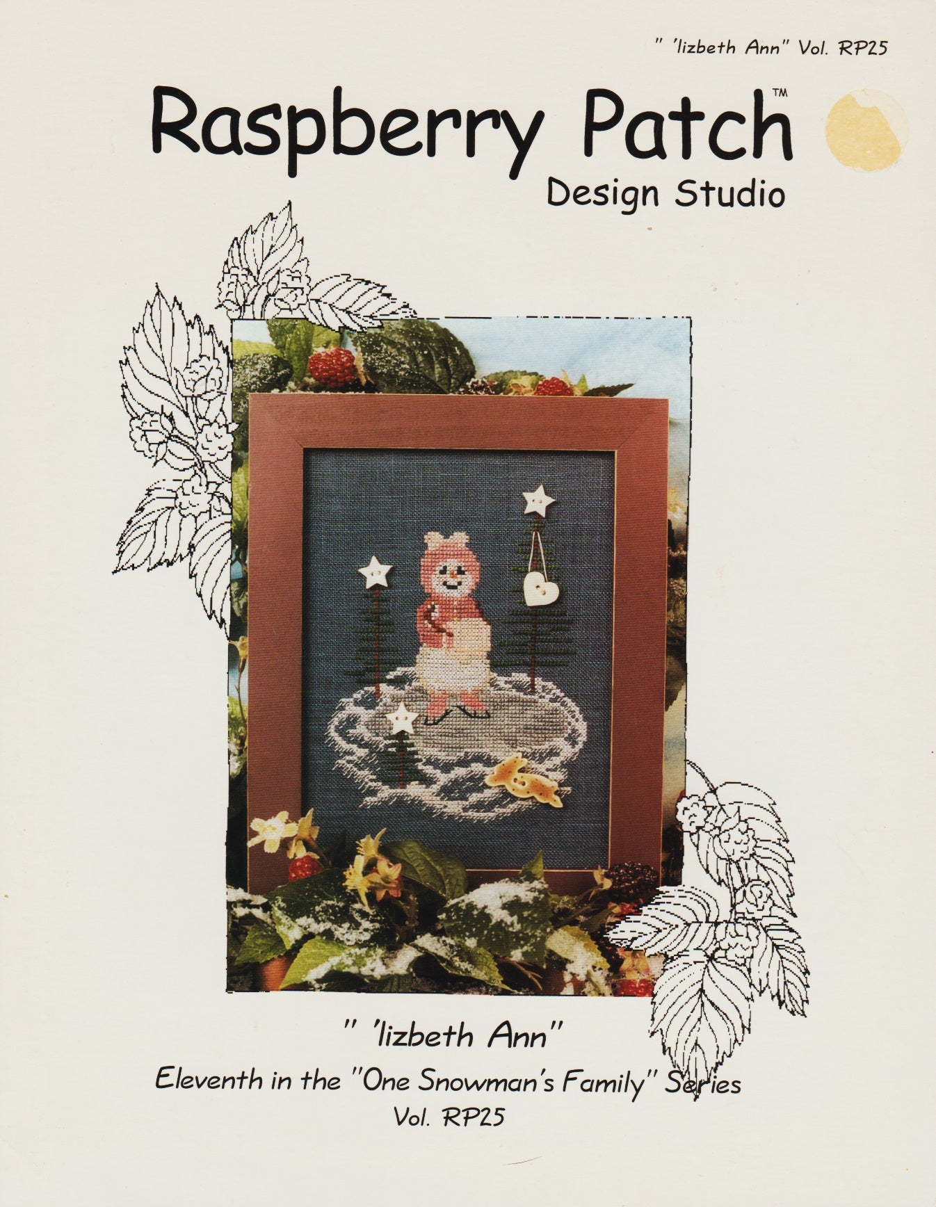 Douglas Designs 'lizbeth Ann RP25 Raspberry Patch cross stitch pattern