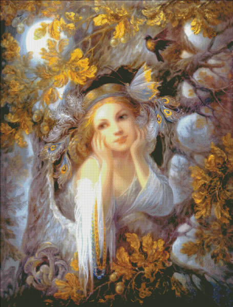 Heaven and Earth Designs Magic Forest HAENAS101 cross stitch pattern