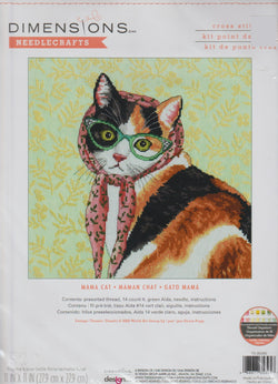 Dimensions Mama Cat 70-35395 cross stitch kit