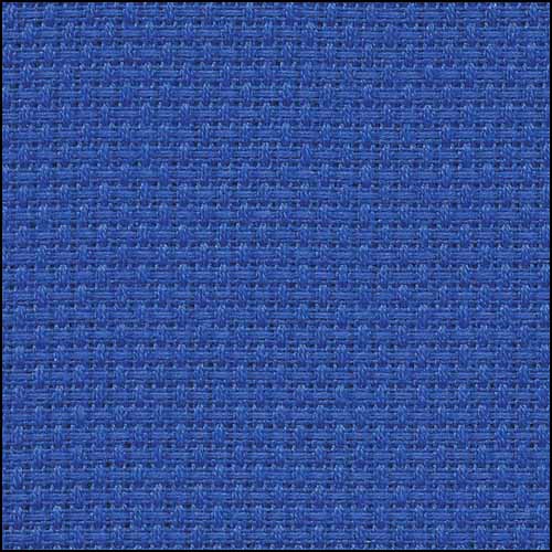 Zweigart Aida 14ct 18x21 Marine Blue Fabric