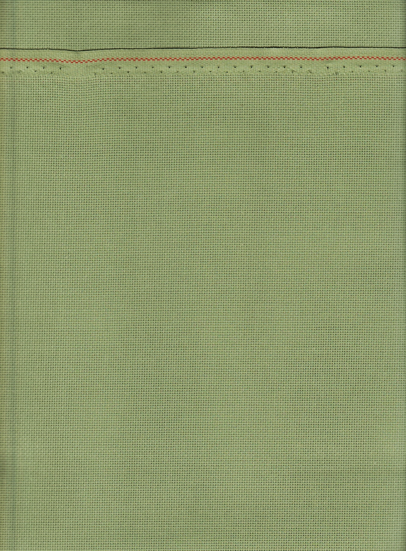 Zweigart Aida 20ct 18x21 Mossy Green/Cobblestone Fabric Aida