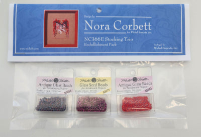 Nora Corbett Stocking Trio NC366 Embellishment Pack
