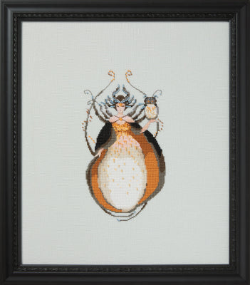 Nora Corbett Miss White Owl NC367 cross stitch pattern