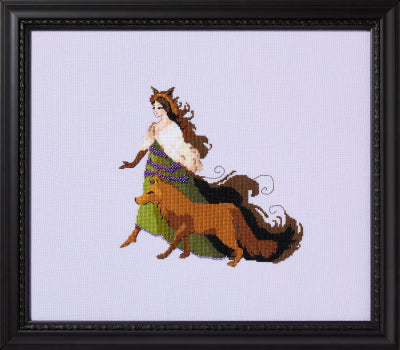 Nora Corbett Miss Brown Wolf NC370 cross stitch pattern