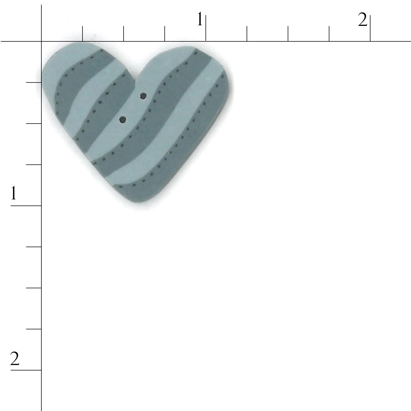 Striped Heart NH1006 Buttons